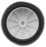 TZO-TZT402SS-W-N TZO Tires 402 1/8 Truggy Non-Glued Tire Set (White) (2) (Super Soft)-WHEELS AND TIRES-Mike's Hobby