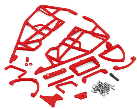 HFB02046RD HackFab Losi Mini-B Bolt-On Sprint Car Cage (Red)