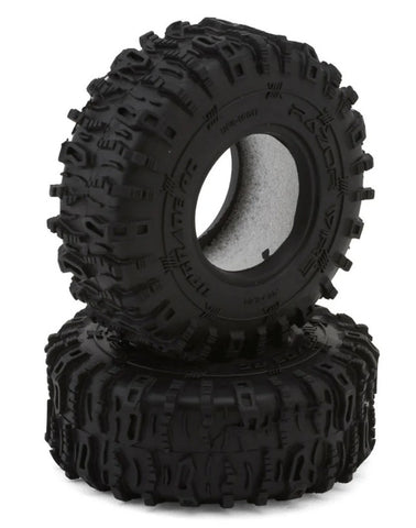 UPG-10017 UpGrade RC Micro Razor Wire 1.0" Class 1 Micro Crawler Tires (2) (57mm OD) (Super Soft)-WHEELS AND TIRES-Mike's Hobby