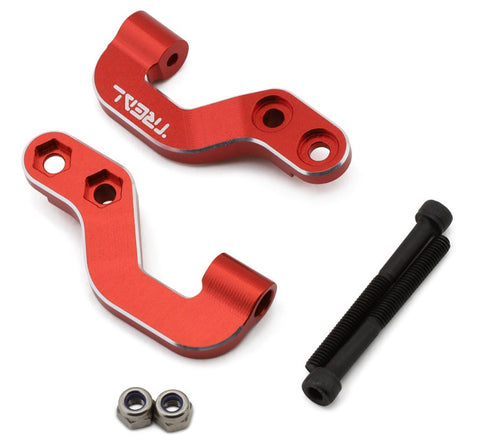 TLHTMOJAVE7-08 Treal Hobby Arrma 1/7 6S BLX 7075 Aluminum Rear Brace Mount (Red) (2) (Mojave/FIRETEAM/Big Rock)-PARTS-Mike's Hobby