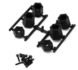 UPG-10013 UpGrade RC Dirt Claw 2.2" Pre-Mounted BELTED Tires for Traxxas® Mini Maxx® & Mini XRT® (2) w/12mm Narrow, 12mm Wide, & 14mm Hexes-WHEELS AND TIRES-Mike's Hobby