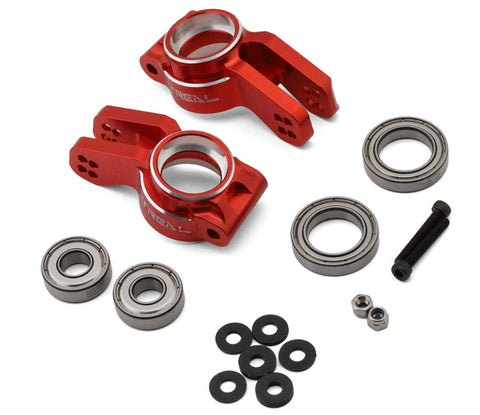 TLHTMOJAVE7-05 Treal Hobby Arrma 6S BLX 7075 Aluminum Rear Hub Set (Red) (2)-PARTS-Mike's Hobby