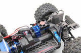 HRAMMX3535F01 Hot Racing Aluminum Motor Heat Sink for Traxxas® Mini Maxx®/XRT™ (Blue) w/35mm Fan-electronics-Mike's Hobby
