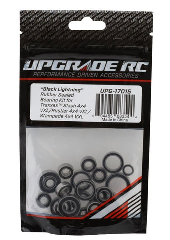 UPG-17015 UpGrade RC "Black Lightning" Rubber Sealed Bearing Kit for Traxxas® 4x4 VXL Rustler®/Stampede®/Slash®-Bearing-Mike's Hobby