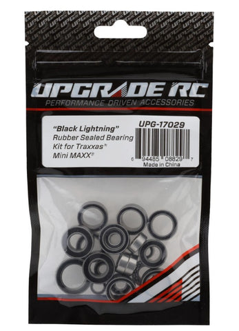UPG-17029 UpGrade RC "Black Lightning" Rubber Sealed Bearing Kit for Traxxas® Mini Maxx®-Bearing-Mike's Hobby