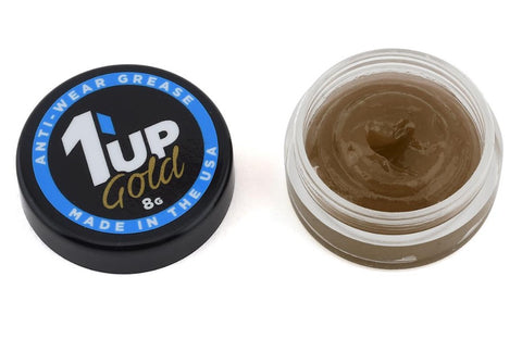 1UP120102 1UP Racing Gold Anti-Wear Grease (8g)-GREASE AND LUBRICANT-Mike's Hobby