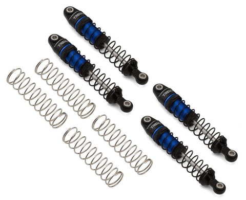 TLHTTRX-4M-109 Treal Hobby 59mm Long Travel Shock Set for Traxxas TRX-4M® & TRX-4MT™ (Blue) (4) (Front/Rear)-PARTS-Mike's Hobby