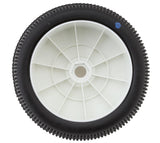 TZO-TZT202M-W TZO Tires 202 1/8 Truggy Pre-Glued Tire Set (White) (2) (Medium)-WHEELS AND TIRES-Mike's Hobby