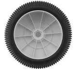 TZO-TZT402M-W TZO Tires 402 1/8 Truggy Pre-Glued Tire Set (White) (2) (Medium)-WHEELS AND TIRES-Mike's Hobby