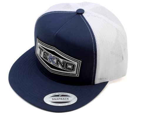 TKRHAT11F - Tekno RC Patch Trucker Hat (flat bill, mesh back, adjustable strap)-APPAREL-Mike's Hobby