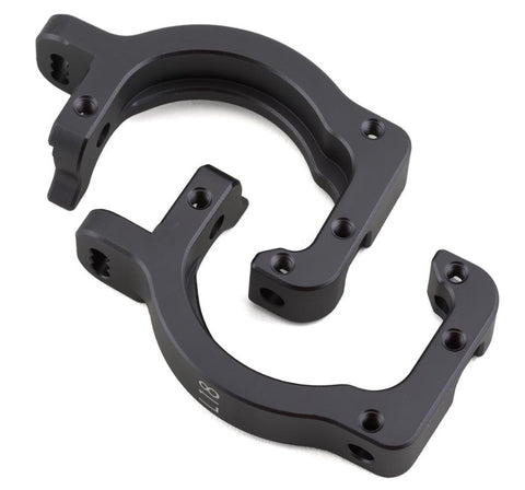 TKR9142B Tekno RC 18° Aluminum Spindle Carriers (2)-PARTS-Mike's Hobby