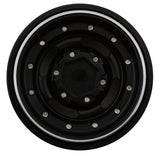 TLHTSCX24-235 Treal Hobby Type F 1.0" Deep Dish Beadlock Wheels (Black) (4) (22.7g)-WHEELS AND TIRES-Mike's Hobby