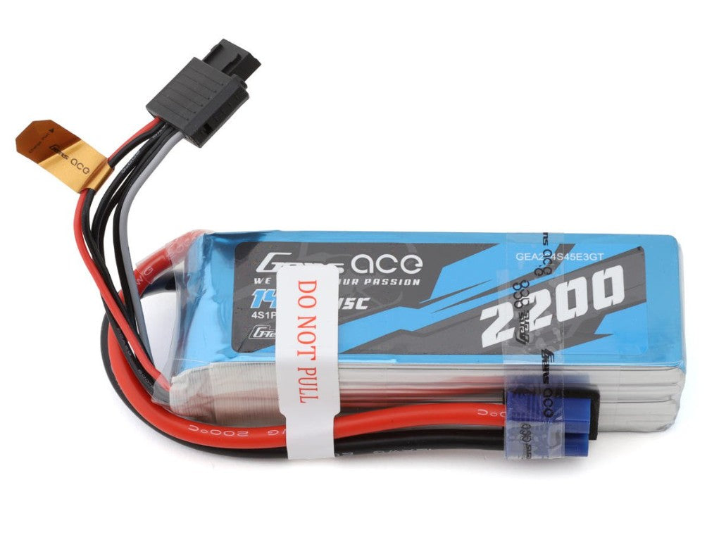 GEA224S45E3GT Gens Ace G-Tech Smart 4S LiPo Battery 45C (14.8V/2200mAh ...