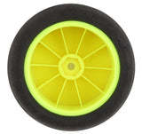 JCO4017-2691 JConcepts Smoothie 2 2.2" Pre-Mounted Rear Buggy Tires (Yellow) (2) (Silver) w/12mm Hex-WHEELS AND TIRES-Mike's Hobby