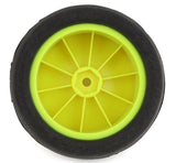 JCO4018-2691 JConcepts Smoothie 2 2.2" Pre-Mounted 2WD Front Buggy Tires (Yellow) (2) w/12mm Hex (Silver)-WHEELS AND TIRES-Mike's Hobby