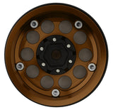 TLHTWHEEL-157 Treal Hobby 1.9" Type F 10-Hole Aluminum Crawler Beadlock Wheels (Bronze) (4) (128.6g ea)-WHEELS AND TIRES-Mike's Hobby