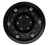 TLHTWHEEL-77 Treal Hobby 1.9" Type-M Aluminum Crawler Beadlock Wheels (Black) (4) (122.9g ea)-WHEELS AND TIRES-Mike's Hobby