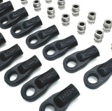 SEHREEFS203 Reefs RC XP 4mm Rod Ends & Stainless Steel Pivot Balls (16)-PARTS-Mike's Hobby