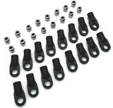 SEHREEFS203 Reefs RC XP 4mm Rod Ends & Stainless Steel Pivot Balls (16)-PARTS-Mike's Hobby