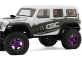TLHTSCX24-99 Treal Hobby Type B 1.0" 5-Spoke Beadlock Wheels (Black/Purple) (4) (22.4g)-WHEELS AND TIRES-Mike's Hobby