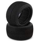 JCO3159-01 JConcepts Double Dee's V2 2.2" Rear Buggy Tires (2) (Blue)-WHEELS AND TIRES-Mike's Hobby