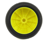 JCO3125-22 JConcepts Reflex 4.0" Pre-Mounted 1/8th Truggy Tires (2) (Yellow) (Green)-WHEELS AND TIRES-Mike's Hobby