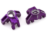 TLHTLMT-107 Treal Hobby Losi LMT Aluminum Front Steering Knuckle (Purple) (2)-PARTS-Mike's Hobby