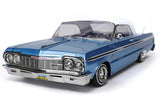 RER32894 Redcat SixtyFour Chevrolet Impala 1/10 RTR Scale Hopping Lowrider (Blue/White) w/2.4GHz Radio-Cars & Trucks-Mike's Hobby