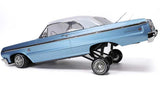 RER32894 Redcat SixtyFour Chevrolet Impala 1/10 RTR Scale Hopping Lowrider (Blue/White) w/2.4GHz Radio-Cars & Trucks-Mike's Hobby