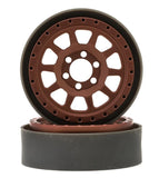 VPS08156 Vanquish Products Battle Born Wheels Sierra 2.2 Beadlock Crawler Wheels (Bronze) (2)-WHEELS AND TIRES-Mike's Hobby