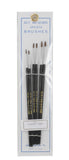 ABS30-6PS Atlas Brush Camel Hair Brush Set (6) (1, 2 & 3)-painting accessories-Mike's Hobby