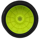 TZO-TZ400SS-Y TZO Tires 400 1/8 Buggy Pre-Glued Tire Set (Yellow) (4) (Super Soft)-WHEELS AND TIRES-Mike's Hobby