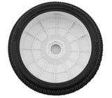 TZO-TZ500S-W TZO Tires 500 1/8 Buggy Pre-Glued Tire Set (White) (4) (Soft)-WHEELS AND TIRES-Mike's Hobby