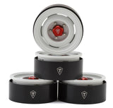 TLHTWHEEL-192 Treal Hobby 1.9" Aluminum Retro-Style Vintage Wagon Crawler Beadlock Wheels (132.5g) (White) (4)-WHEELS AND TIRES-Mike's Hobby