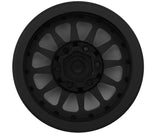 TLHTWHEELS-10 Treal Hobby Type D 1.9" 12-Spoke Beadlock Wheels (Black/Blue) (4)-WHEELS AND TIRES-Mike's Hobby