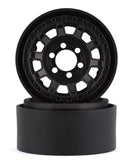 VPS07780 Vanquish Products KMC KM236 Tank 1.9" Beadlock Crawler Wheels (Black) (2)-WHEELS AND TIRES-Mike's Hobby