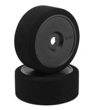 BXRC8234-B BSR Racing 1/8 Pre-Mounted GT Foam Tires (Black) (2) (Team Purple) w/17mm Hex-WHEELS AND TIRES-Mike's Hobby