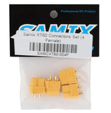 SAMCXT60-004F Samix XT60 Connectors Set (4 Female)-CONNECTORS-Mike's Hobby