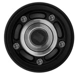 TLHTSCX30-30 Treal Hobby 0.7" 5-Slot Aluminum Micro Rock Crawler Beadlock Wheels (Black) (4) (8g ea)-WHEELS AND TIRES-Mike's Hobby