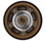 TLHTSCX30-31 Treal Hobby 0.7" 5-Slot Aluminum Micro Rock Crawler Beadlock Wheels (Bronze) (4) (8g ea)-WHEELS AND TIRES-Mike's Hobby