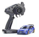 KYO32657WR Kyosho MA-020 AWD Mini-Z ReadySet w/2008 Subaru Impreza WRC Rally Body (White/Blue) w/KT-531P 2.4GHz Radio-Cars & Trucks-Mike's Hobby