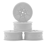 JCO3470W JConcepts Pioneer 2.2 4WD Front Buggy Wheels (White) (4) (22X-4, XB4, B74.1) w/12mm Hex-WHEELS AND TIRES-Mike's Hobby