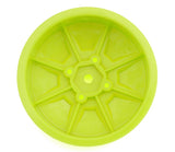 JCO3470Y JConcepts Pioneer 2.2 4WD Front Buggy Wheels (Yellow) (4) (22X-4, XB4, B74.1) w/12mm Hex-WHEELS AND TIRES-Mike's Hobby