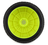 TZO-TZ202SLW-Y TZO Tires 202 1/8 Buggy Pre-Glued Tire Set (Yellow) (4) (Soft - Long Wear)