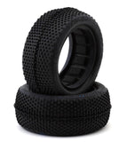 JCO3161-01 JConcepts Double Dee's V2 2.2" 4WD Front Buggy Tires (2) (Blue)
