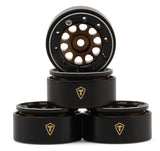 TLHTSCX30-56 Treal Hobby Type E 0.7" Aluminum Micro Crawler Beadlock Wheels (Bronze) (4) (9.5g ea) w/Brass Rings
