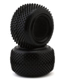 JCO4152-02 JConcepts Paddle Pin 2.2" 1/10 Stadium Truck Tires (2) (Green)-WHEELS AND TIRES-Mike's Hobby