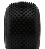 JCO4152-02 JConcepts Paddle Pin 2.2" 1/10 Stadium Truck Tires (2) (Green)-WHEELS AND TIRES-Mike's Hobby