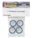 ASC91566 Team Associated 15x21x4mm Factory Team Bearings (4)-Bearing-Mike's Hobby