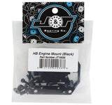 JTB-JT10035 J&T Bearing Co. HB Engine Mount (Black) (V2)-NITRO ENGINE ACCESSORIES-Mike's Hobby